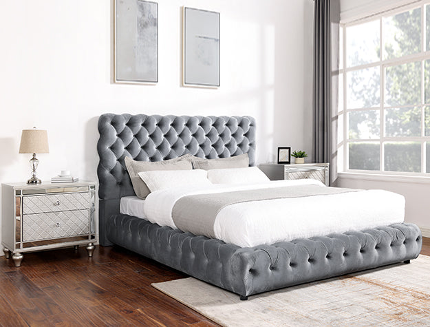 FLORY BED GREY