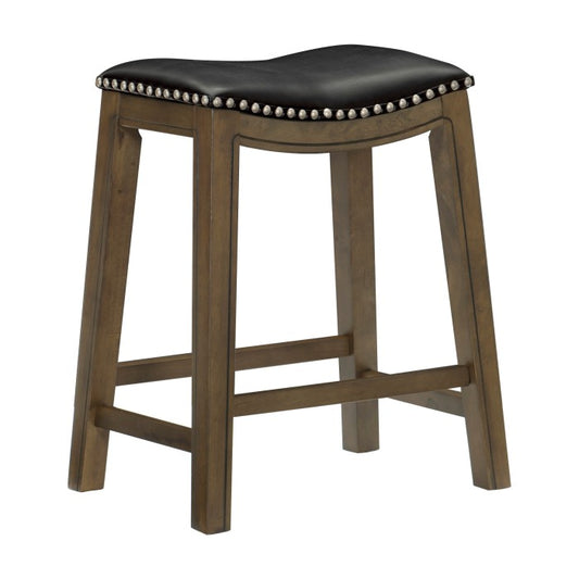 5682BLK-24 24 Counter Height Stool, Black - Set of 2