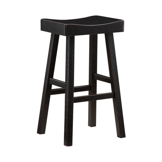 5687BLK-29 PUB HEIGHT STOOL - Set of 2