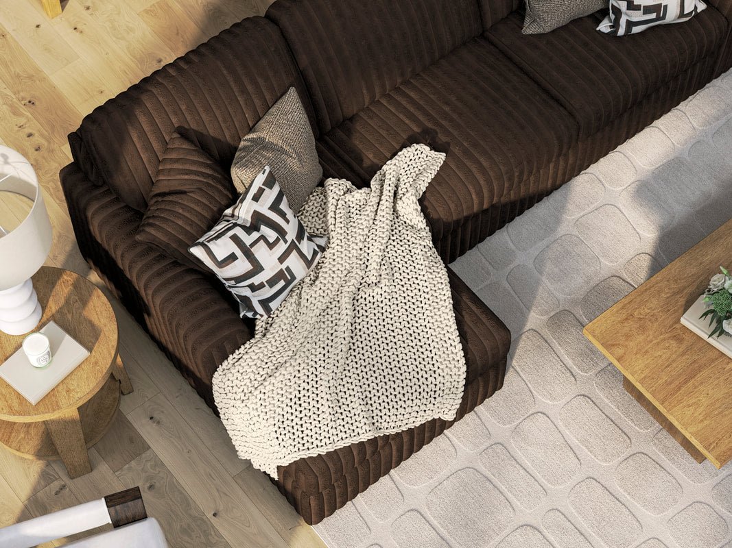Ashley 981-04 3PC Double Chaise Sectional