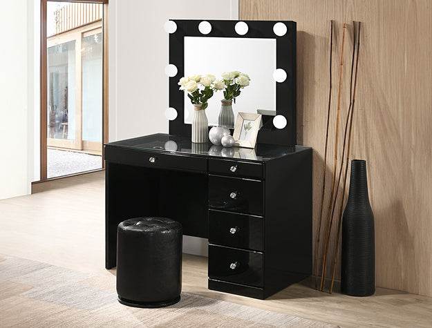 MORGAN/LUXO VANITY BLACK