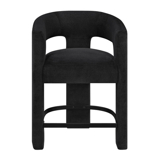 6054BK-24 CNTR HEIGHT STOOL, BLACK, 1PC/CTN