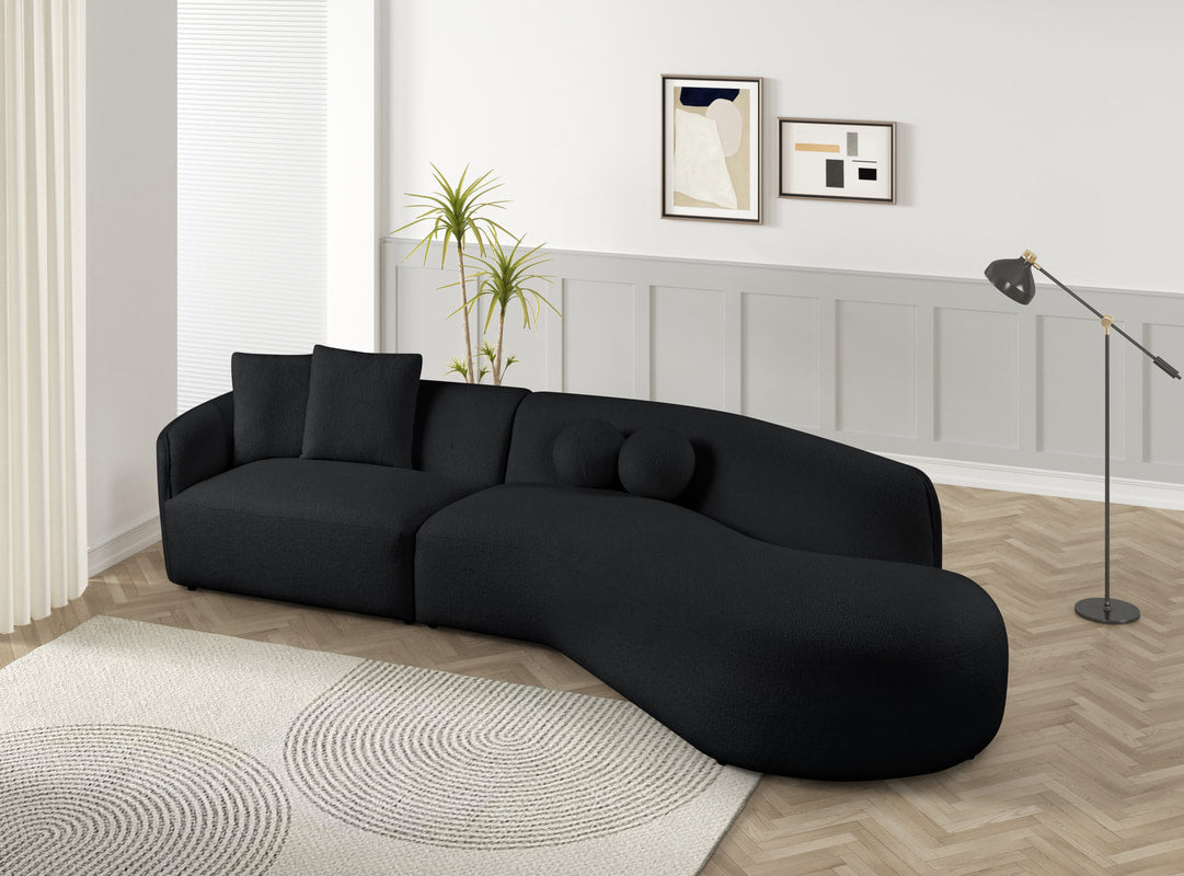 Mia Sectional Black