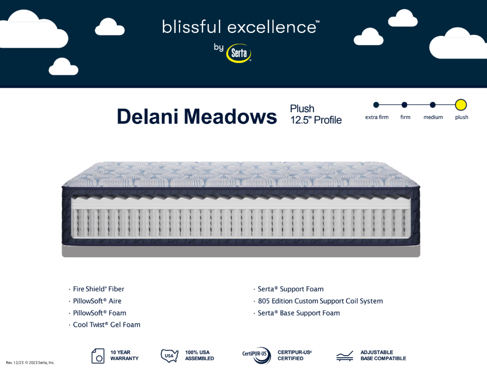Delani Meadows Plush 12.5" Profile