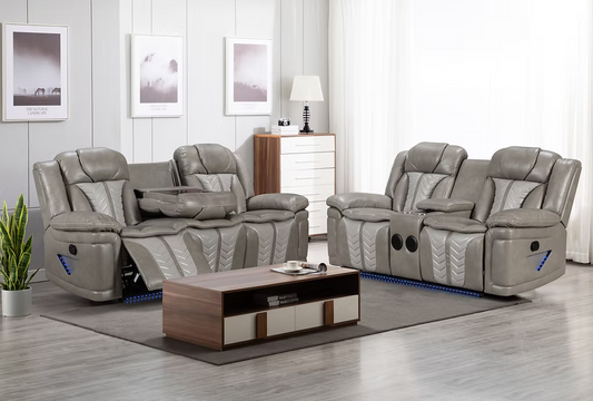 S2025 Innova Grey - Sofa and Loveseat ONLY