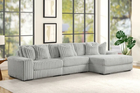 SUNDAY2 Gray 3PC Sectional