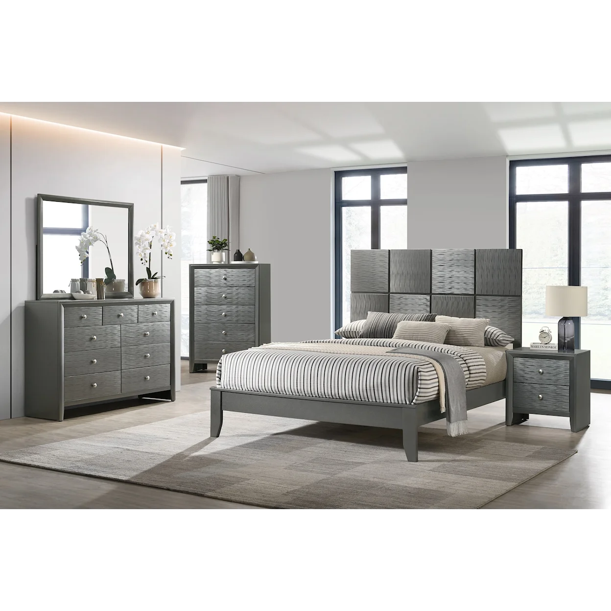 Denker 5 Piece Bedroom Set