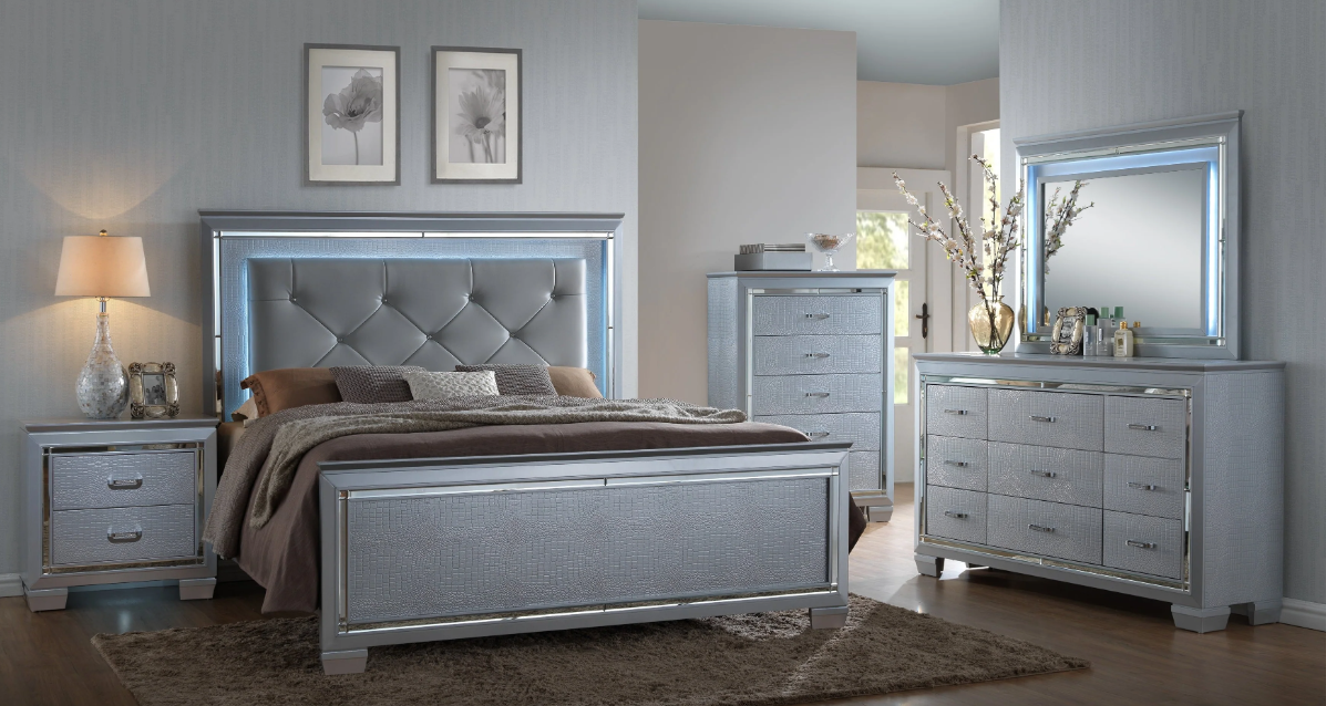 Lillian Queen 5 Piece Bedroom Set