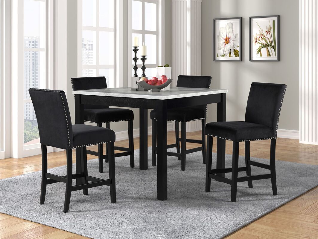 Chic Velvet Dining Set