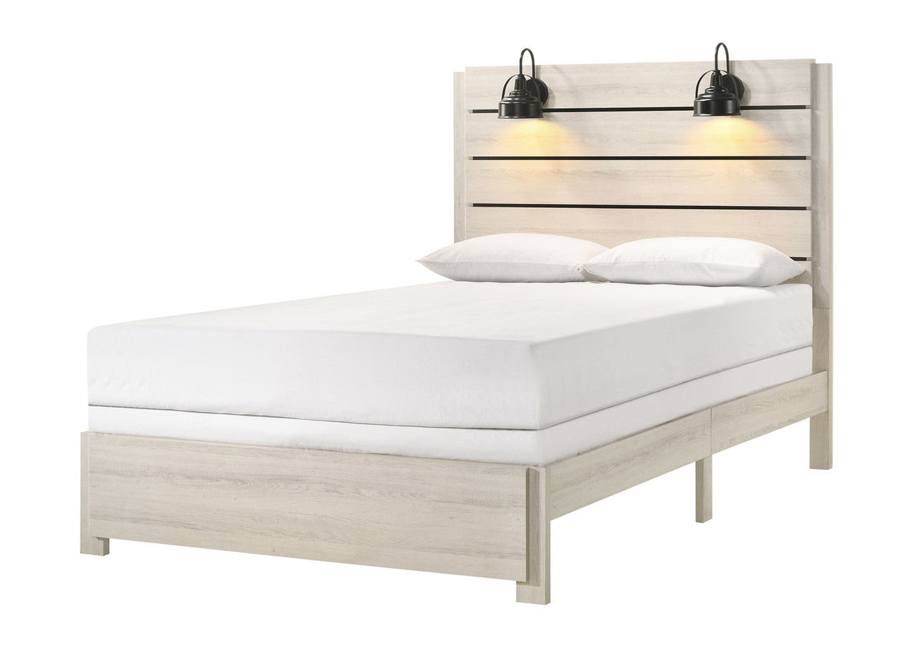 Carter White 5 Piece Bedroom Set