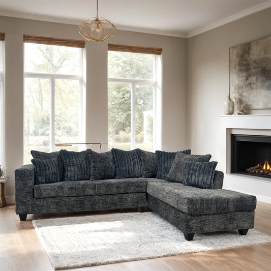 410 Sectional Charcoal