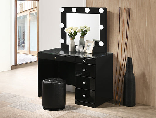 MORGAN/LUXO VANITY BLACK