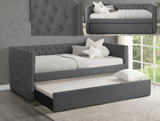 TRINA GUNMETAL GREY DAYBED