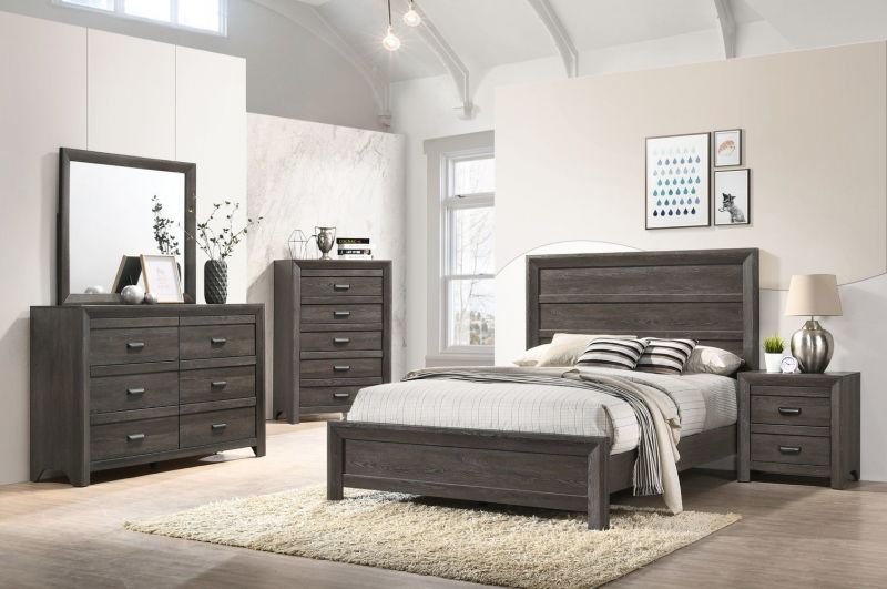 Adelaide Brown 5 Piece Bedroom Set