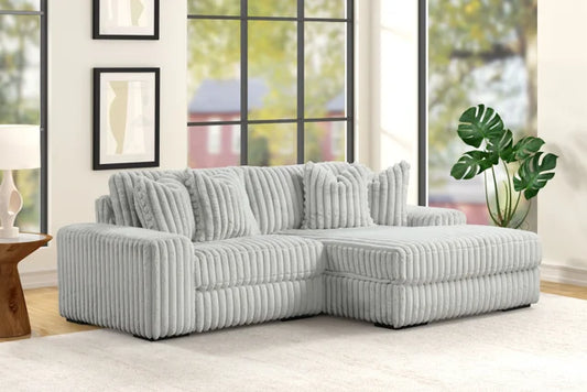 SUNDAY2 Gray 2PC Sectional