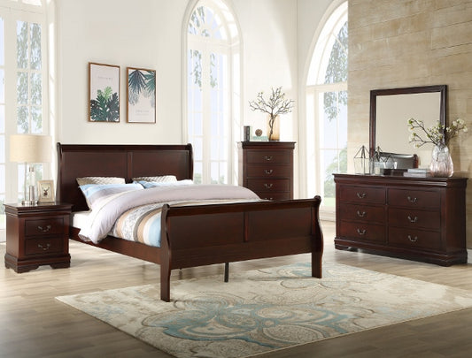 Louis Philip Chery 5 Piece Bedroom Set