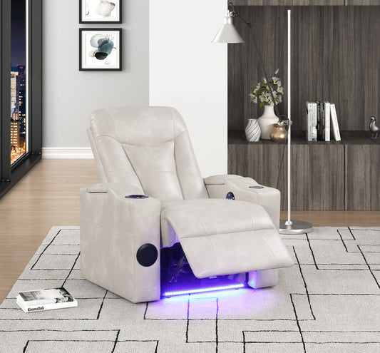 Power Recliner (Bluetooth Speaker + Led Light)