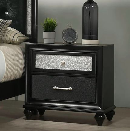 Lila Black 5 Piece Bedroom Set