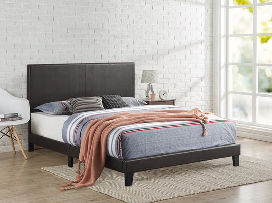 Brown Platform Bed