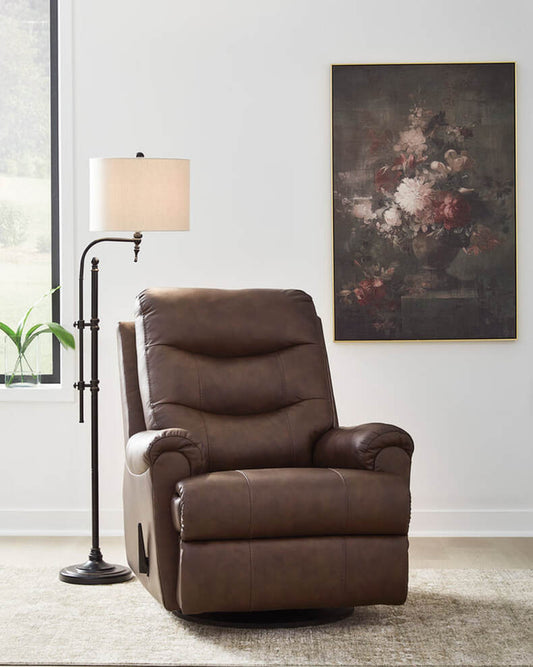 Swivel Recliner (TOP GRAIN LEATHER) **NEW ARRIVAL**