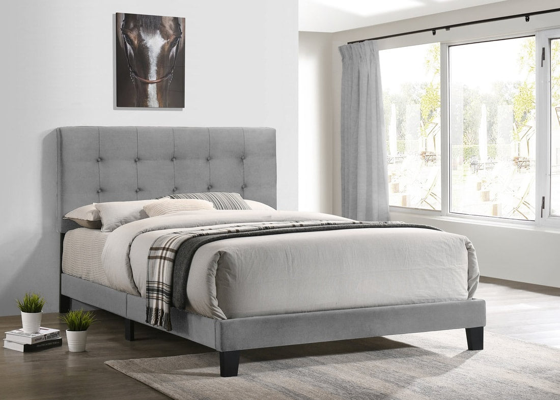 930Grey Platform Bed Twin, Full, Queen, King