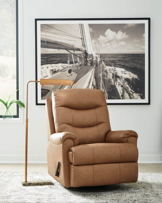 Swivel Recliner (TOP GRAIN LEATHER) **NEW ARRIVAL**