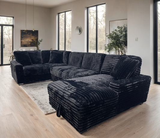 ALISSON Black Sectional