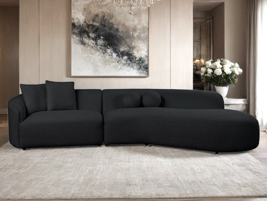 Mia Sectional Black