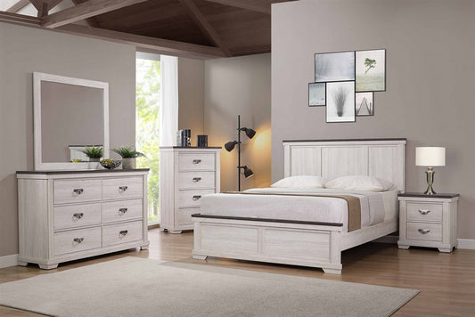 Leighton White 5 Piece Bedroom Set