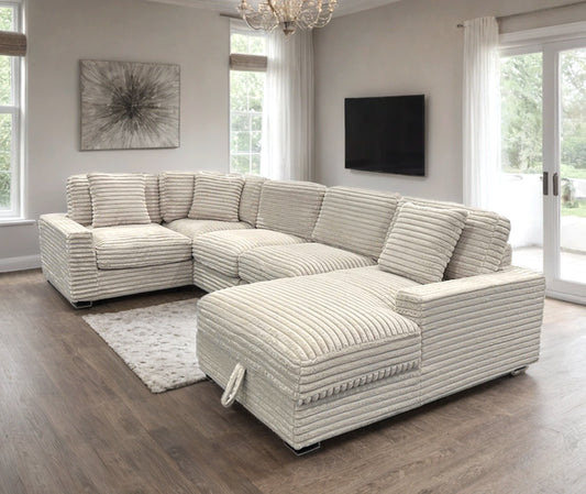 ALISSON Beige Sectional
