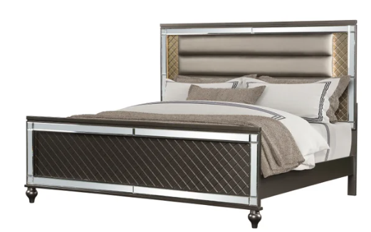 Stars Charcoal - 5PC Bedroom Set Queen/King