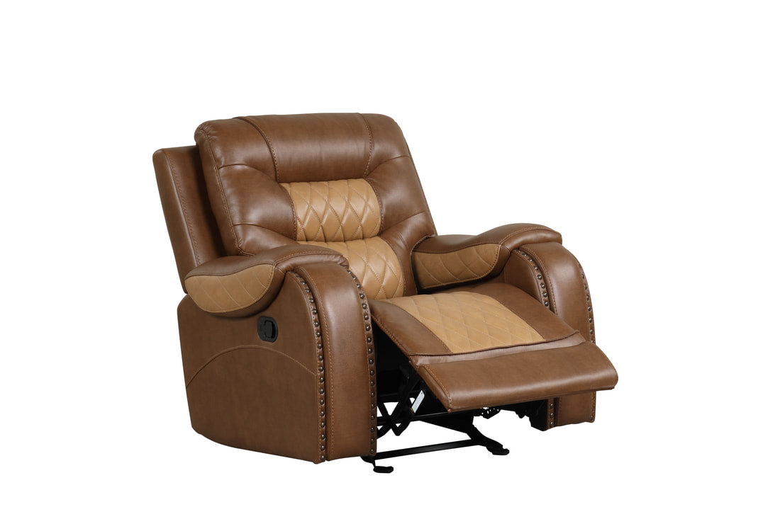 Caramel OVERSIZED 3PC Reclining Set