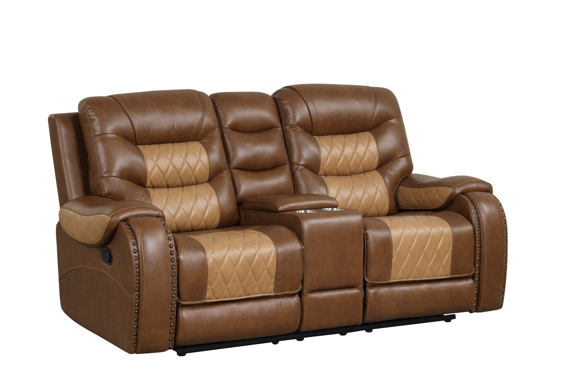 Caramel OVERSIZED 3PC Reclining Set