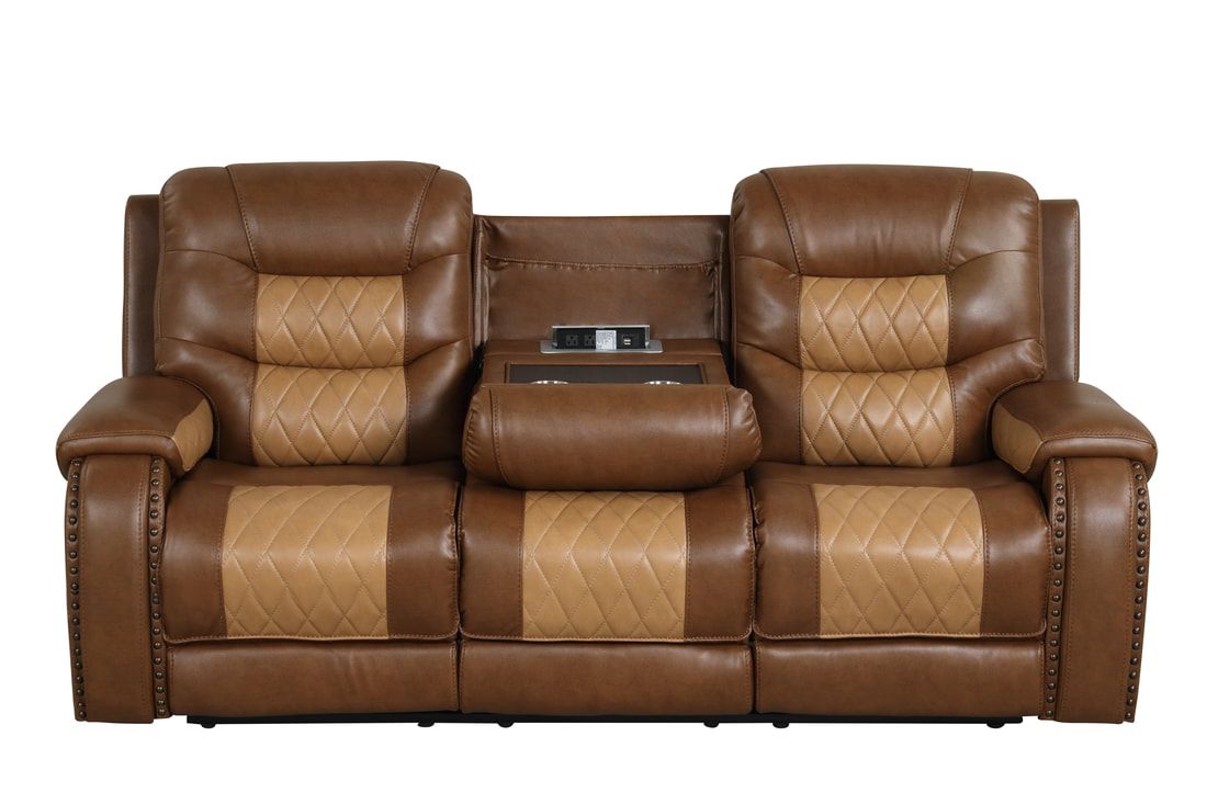 Caramel OVERSIZED 3PC Reclining Set