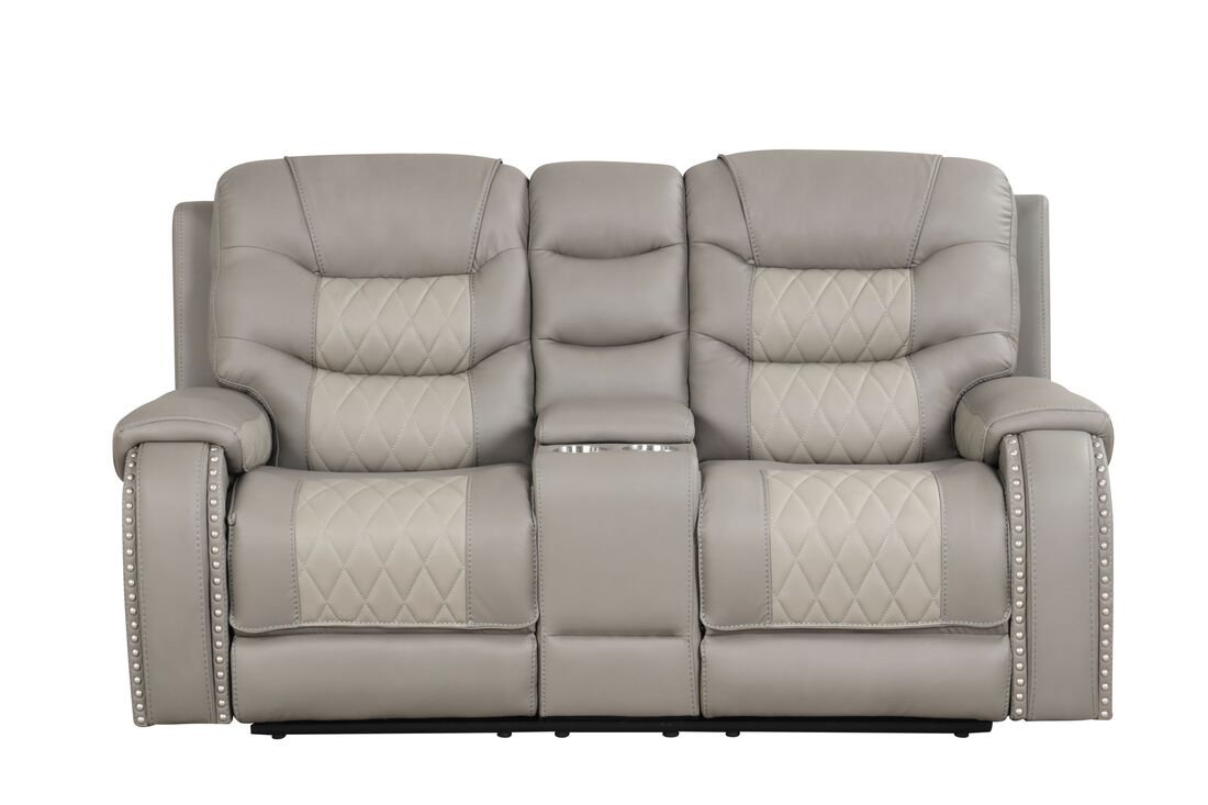 Light Gray OVERSIZED 3PC Reclining Set