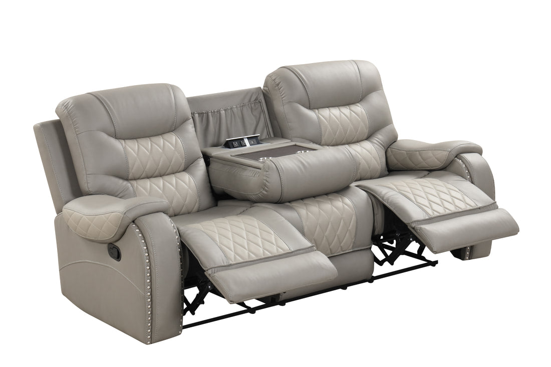 Light Gray OVERSIZED 3PC Reclining Set