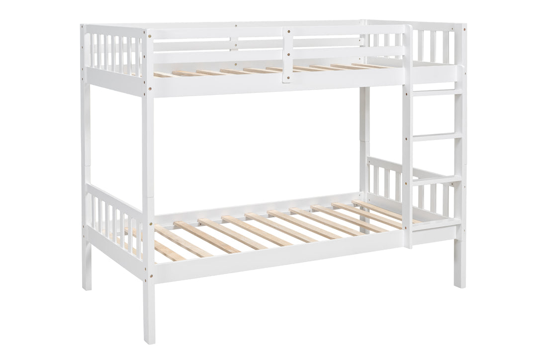 BB10 Twin/Twin Bunk Bed White