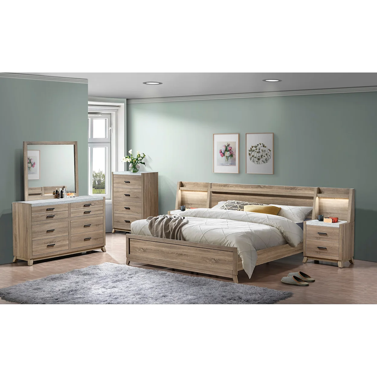 Tilston 5 Piece Bedroom Set