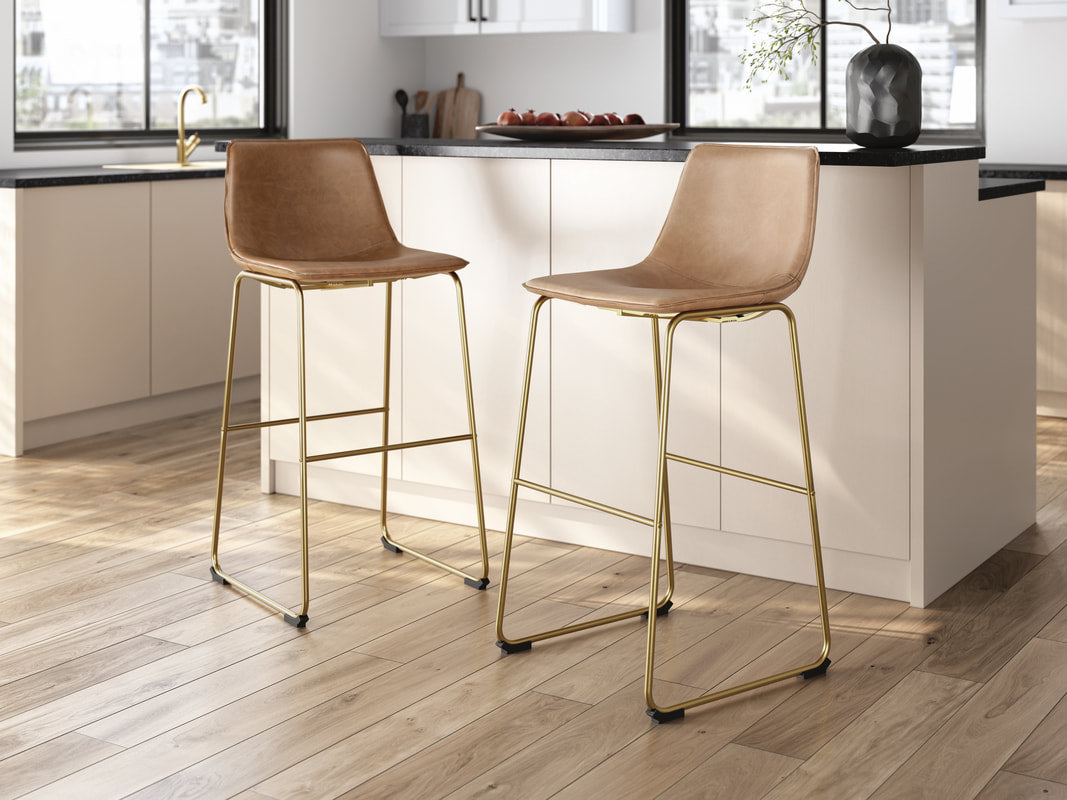 D618-324 - 24" Swivel Barstool (Set of 2)