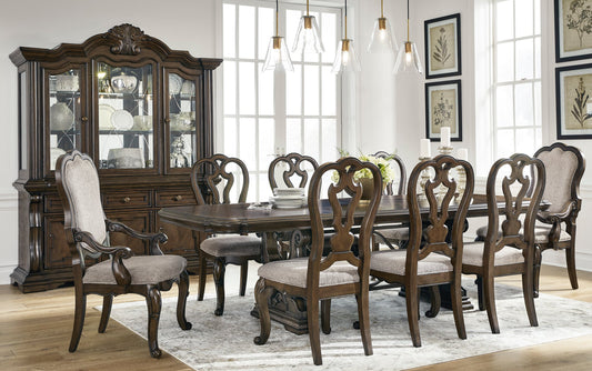 D947-55T - Table + 8 Chairs