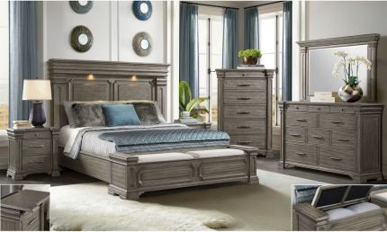 Kings Court 5 pc Bedroom Set