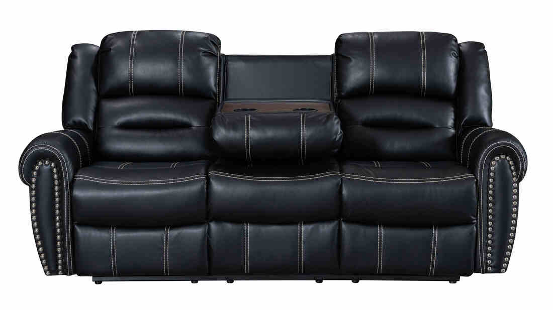 Lexington Black - 3PC Reclining Living Room