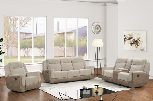 LISA - Brown 3pc Reclining Set