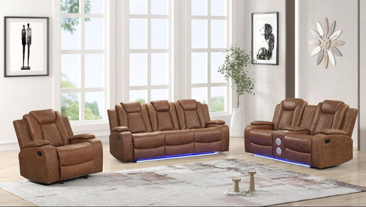 Luz Saddle - 3PC Reclining Set