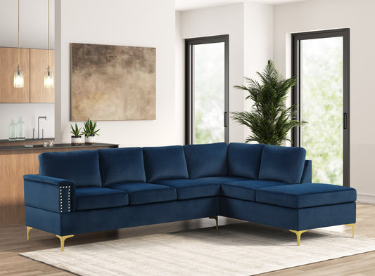 Vogue Blue Sectional