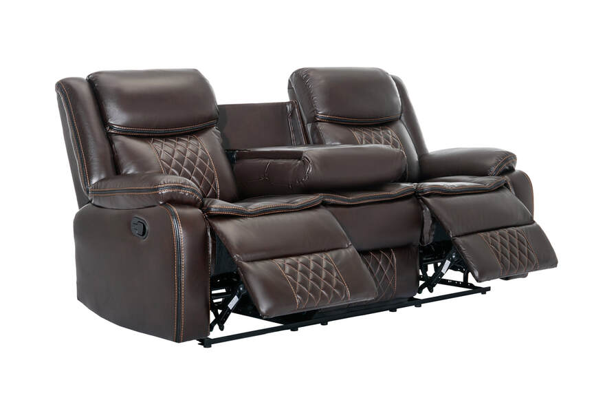 Weston Brown - 3PC Reclining Living Room Set